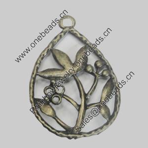 Pendant/Charm. Fashion Zinc Alloy Jewelry Findings. Lead-free. 31x27mm. Sold by Bag