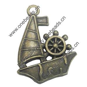 Pendant/Charm. Fashion Zinc Alloy Jewelry Findings. Lead-free. 21x27mm. Sold by Bag