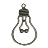 Pendant/Charm. Fashion Zinc Alloy Jewelry Findings. Lead-free. Bulb 33x19mm. Sold by Bag