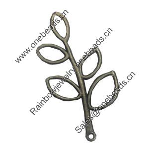 Pendant/Charm. Fashion Zinc Alloy Jewelry Findings. Lead-free. 38x18mm. Sold by Bag