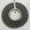 Spacer. Fashion Zinc Alloy Jewelry Findings. Lead-free. 26mm. Sold by Bag