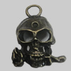 Pendant/Charm. Fashion Zinc Alloy Jewelry Findings. Lead-free. 26x18mm. Sold by Bag
