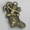 Pendant/Charm. Fashion Zinc Alloy Jewelry Findings. Lead-free. 27x20mm. Sold by Bag