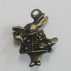 Pendant/Charm. Fashion Zinc Alloy Jewelry Findings. Lead-free. Animal 21x15mm. Sold by Bag