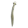 Pendant/Charm. Fashion Zinc Alloy Jewelry Findings. Lead-free. Broadsword 52x8mm. Sold by Bag