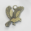 Pendant/Charm. Fashion Zinc Alloy Jewelry Findings. Lead-free. Animal 14x19mm. Sold by Bag