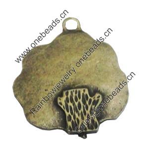 Pendant/Charm. Fashion Zinc Alloy Jewelry Findings. Lead-free. 25x21mm. Sold by Bag