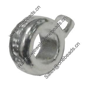 Zinc Alloy Bali & Cord End Caps. Fashion Jewelry Findings. Lead-free. 13x10mm. Hole:6mm. Sold by Bag