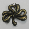 Pendant/Charm. Fashion Zinc Alloy Jewelry Findings. Lead-free. Flower 30x29mm. Sold by Bag