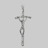 Pendant/Charm. Fashion Zinc Alloy Jewelry Findings. Lead-free. 44x16mm. Sold by Bag