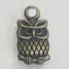 Pendant/Charm. Fashion Zinc Alloy Jewelry Findings. Lead-free. Animal 15x7mm. Sold by Bag