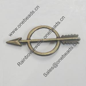 Pendant/Charm. Fashion Zinc Alloy Jewelry Findings. Lead-free. 29x14mm. Sold by Bag