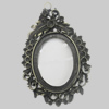 Zinc Alloy Cabochon Settings. Fashion Jewelry Findings. Lead-free. 65x42mm. Inner Dia:36x28mm. Sold by PC