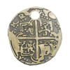Pendant/Charm. Fashion Zinc Alloy Jewelry Findings. Lead-free. 28x25mm. Sold by Bag