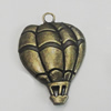 Pendant/Charm. Fashion Zinc Alloy Jewelry Findings. Lead-free. Parachute 25x17mm. Sold by Bag