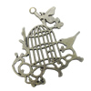 Pendant/Charm. Fashion Zinc Alloy Jewelry Findings. Lead-free. 54x52mm. Sold by Bag