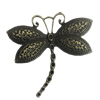 Pendant/Charm. Fashion Zinc Alloy Jewelry Findings. Lead-free. Animal 60x61mm. Sold by PC