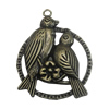 Pendant/Charm. Fashion Zinc Alloy Jewelry Findings. Lead-free. 49x37mm. Sold by PC