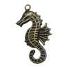 Pendant/Charm. Fashion Zinc Alloy Jewelry Findings. Lead-free. Animal 38x20mm. Sold by Bag