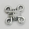Connetor. Fashion Zinc Alloy Jewelry Findings. Lead-free. 9x9mm. Sold by Bag