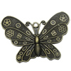 Pendant/Charm. Fashion Zinc Alloy Jewelry Findings. Lead-free. Animal 59x42mm. Sold by PC