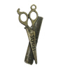 Pendant/Charm. Fashion Zinc Alloy Jewelry Findings. Lead-free. Scissors 53x24mm. Sold by Bag