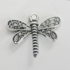 Pendant/Charm. Fashion Zinc Alloy Jewelry Findings. Lead-free. Animal 20x20mm. Sold by Bag