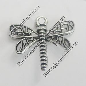 Pendant/Charm. Fashion Zinc Alloy Jewelry Findings. Lead-free. Animal 20x20mm. Sold by Bag