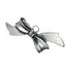 Pendant/Charm. Fashion Zinc Alloy Jewelry Findings. Lead-free. Bowknot 37x16mm. Sold by Bag