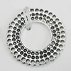 Donut. Fashion Zinc Alloy Jewelry Findings. Lead-free. 23x9mm. Sold by Bag