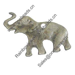 Pendant/Charm. Fashion Zinc Alloy Jewelry Findings. Lead-free. Animal 26x17mm. Sold by Bag