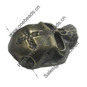 Pendant/Charm. Fashion Zinc Alloy Jewelry Findings. Lead-free. 34x24mm. Sold by Bag