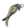 Pendant/Charm. Fashion Zinc Alloy Jewelry Findings. Lead-free. Animal 25x7mm. Sold by Bag