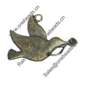 Pendant/Charm. Fashion Zinc Alloy Jewelry Findings. Lead-free. Animal 26x20mm. Sold by Bag