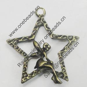 Pendant/Charm. Fashion Zinc Alloy Jewelry Findings. Lead-free. 24x28mm. Sold by Bag
