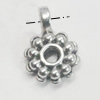 Pendant/Charm. Fashion Zinc Alloy Jewelry Findings. Lead-free. 12x7mm. Sold by Bag