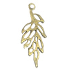 Pendant/Charm. Fashion Zinc Alloy Jewelry Findings. Lead-free. Leaf 29x13mm. Sold by Bag