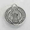 Pendant/Charm. Fashion Zinc Alloy Jewelry Findings. Lead-free. 13x16mm. Sold by Bag