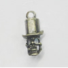 Pendant/Charm. Fashion Zinc Alloy Jewelry Findings. Lead-free. 20x8mm. Sold by Bag