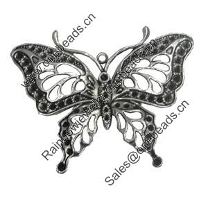 Pendant/Charm. Fashion Zinc Alloy Jewelry Findings. Lead-free. Animal 47x60mm. Sold by PC