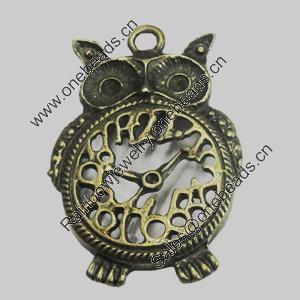 Pendant/Charm. Fashion Zinc Alloy Jewelry Findings. Lead-free. Animal 49x32mm. Sold by PC