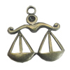 Pendant/Charm. Fashion Zinc Alloy Jewelry Findings. Lead-free. 24x26mm. Sold by Bag