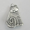 Pendant/Charm. Fashion Zinc Alloy Jewelry Findings. Lead-free. 20x13mm. Sold by Bag