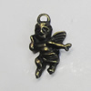 Pendant/Charm. Fashion Zinc Alloy Jewelry Findings. Lead-free. 11x17mm. Sold by Bag