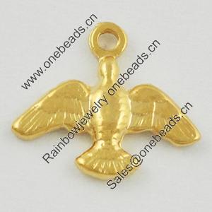 Pendant/Charm. Fashion Zinc Alloy Jewelry Findings. Lead-free. Animal 11x13mm. Sold by Bag