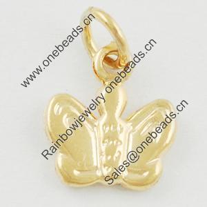Pendant/Charm. Fashion Zinc Alloy Jewelry Findings. Lead-free. Animal 8x9mm. Sold by Bag