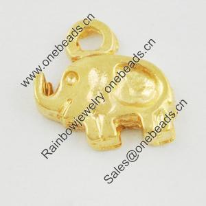 Zinc Alloy Enamel Pendant. Fashion Jewelry Findings. Lead-free. Animal 9x9mm. Sold by Bag