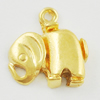 Pendant/Charm. Fashion Zinc Alloy Jewelry Findings. Lead-free. Animal 11x12mm. Sold by Bag