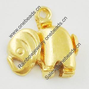 Pendant/Charm. Fashion Zinc Alloy Jewelry Findings. Lead-free. Animal 11x12mm. Sold by Bag