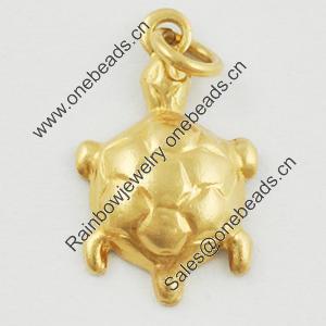 Pendant/Charm. Fashion Zinc Alloy Jewelry Findings. Lead-free. Animal 13x6mm. Sold by Bag